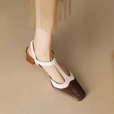 CHIKO Jonni Square Toe Block Heels T-Strap Shoes feature leather upper, leather lining, rubber sole. Heel height is approx. 1.5" (4 cm) #ColorPop #PumpsShoes #TStrap #WomenShoes Beige T-strap Sandals With Heel Strap, Summer Leather Mary Janes With Pointed Toe, White Leather Mary Janes With Heel Strap, White Leather High Heel Mary Janes, Brown T-strap Heels With Heel Strap, Retro T-strap Heels With Heel Strap, Brown T-strap Sandals With Ankle Strap, Brown Pointed Toe Mary Janes With Heel Strap, Leather T-strap Mary Jane Heels