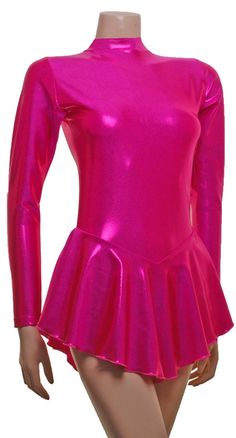 A beautiful cerise metallic shine skating or majorette dress long sleeve polo neck and keyhole back with sizes upto a ladies dress 20uk and a choice of colours please let me know if you would like 1 of our colours from the colour chart. Shiny Fitted Long Sleeve Dress, Fitted Shiny Long Sleeve Dresses, Fitted Long Sleeve Shiny Dresses, Metallic Shiny Long Sleeve Dresses, Metallic Long Sleeve Shiny Dress, Metallic Fitted Mini Dress With Long Sleeves, Metallic Fitted Long Sleeve Dress, Fitted Metallic Long Sleeve Dress, Fitted Long Sleeve Dance Dress