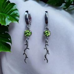 Peridot Fairy Earrings, Kawaii Earrings , Olive Earrings, Earrings Dangle Flower , Peridot Aesthetic Earrings - Etsy Green Sterling Silver Dangle Flower Earrings, Whimsical Green Dangle Earrings, Green Sterling Silver Flower Drop Earrings, Whimsical Green Hypoallergenic Earrings, Green Peridot Dangle Earrings, Green Hypoallergenic Dangle Flower Earrings, Hypoallergenic Green Dangle Flower Earrings, Peridot Aesthetic, Olive Earrings