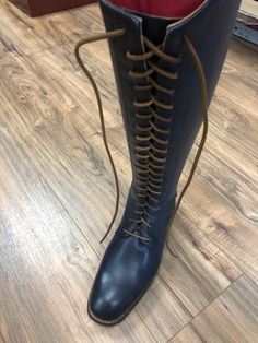 10 -12 weeks Soft Caprice leather in several colors , entire boot is soft with back zip and laces at the front . Call or email Amanda regarding fitting and size options 424 263 5914 amanda@geegeeequine.com Fitted Leather Lace-up Boots For Fall, Fitted Winter Boots With Lacing, Fall Leather-lined Lace-up Boots, Fitted Lace-up Boots With Lacing, Winter Leather Lace-up Fitted Boots, Leather Heeled Boots With Laces For Winter, Fitted Leather Sole Lace-up Boots, Fitted Lace-up Boots With Leather Sole, Leather Knee-high Riding Boots, Fitted