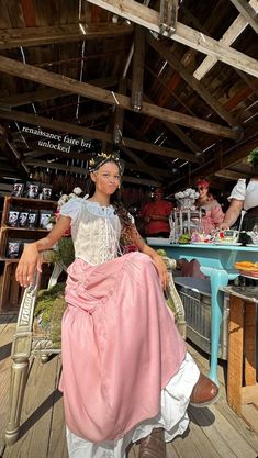 Renn Faire Outfit Plus Size, Ren Fair Princess, Ren Faire Princess Costume, Pink Fairy Ren Faire, Princess Ren Faire Outfits, Renecansse Fair Outfits, Ren Faire Witch Costume, Renicansse Fair Outfits Fairy