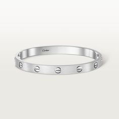 #LOVE# Bracelet, Brushed Finish Oval Bracelet, Bracelet White Gold, Lovers Bracelet, Bracelet Love, Love Bracelet, Design Icon, Cartier Love, Jewelry Lookbook, Timeless Jewelry