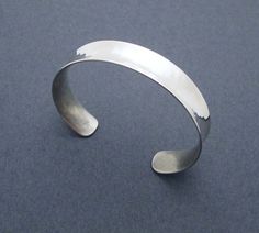 Sterling Silver Cuff Bracelet for Women Minimalist Sleek Bangle Bracelet by SeventhWillow on Etsy Modern Formal Bracelets With Simple Design, Minimalist Formal Bracelets With Open Band, Minimalist Open Band Cuff Bracelet, Modern Shiny Cuff Bangle Bracelet, Minimalist Open Band Bracelets For Formal Occasions, Classic Sterling Silver Open Cuff Bangle, Modern Adjustable Bangle With Shiny Finish, Minimalist Open Cuff Bracelet, Minimalist Sterling Silver Bangle With Shiny Finish