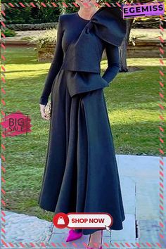 Fashion Casual Solid Patchwork with Bow O Neck Long Sleeve Dresses Fall Office Dress With Patchwork, Patchwork Dress For Office In Fall, Long Sleeve Dresses, Sleeve Dresses, Fashion Casual, Casual Fashion, Dresses With Sleeves, Long Sleeve Dress, Long Sleeve