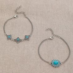 Material: Alloy Color: S1334 Fashion Element: Ellipse Style: Exotic Trendy Alloy Beach Jewelry, Light Blue Bohemian Bracelet For Summer, Bohemian Alloy Beach Jewelry, Adjustable Vintage Bracelets For Summer, Adjustable Bohemian Alloy Bracelet, Bohemian Metal Bracelets For Summer, Summer Silver Alloy Bracelets, Trendy Turquoise Metal Bracelets, Bohemian Alloy Bracelets For Festivals