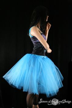 "Made from 25yards of soft smooth turquoise Bridal tulle, that has been gathered and serged to the soft black fabric waistband. This skirt is not made yet, It is made when ordered! Measurement: you choose size XSmall-Small 24\"-34\"inches Small-Medium 26\"-38\"inches Medium-Large 30\"-40\"inches Large-XLarge 34\"-48\"inches XLarge-XXLarge 38\"-52\"inches Plus Size XXLarge-XXXLarge 42\"-60\"inches Plus size Length 20\" long Just remember even though this tutu is long it still can be sheer, so if Dance Bachelorette Party, Blue Tulle Skirt, Dance Tutus, Plus Size Bridal, Turquoise Fabric, Wedding Costume, Wedding Costumes, Blue Tulle, Tulle Tutu