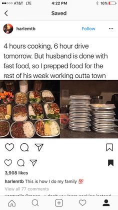 the tweet has been posted to someone about their food