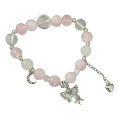 Description: Material: alloy Size:onesize Color:as picture 1. This bracelet features butterfly elements as its theme, and its design cleverly incorporates butterfly shapes, presenting a light and elegant style. The butterfly on the bracelet is small and mini, showcasing a simple and exquisite charm. Due to its minimalist design, it can be worn as a bracelet or adjusted in size for use as a anklet, showcasing a casual and natural style. 3. The length of the bracelet can be adjusted to 16.5 cm to Elastic Beaded Bracelets, Butterfly Bracelets, Butterfly Shapes, Butterfly Accessories, Bracelet Butterfly, Butterfly Bracelet, Butterfly Shape, Strand Bracelet, Natural Style