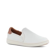 UGG-Cas Slip-On Sneaker The Cas slip-on sneaker from UGG gives you unparalleled comfort and sporty style. The Leather upper with elastic gores is contrasted with a sporty rubber outsole. Additionally, the cushioned footbed enhances underfoot support. Sporty Style, Ugg Shoes, Sneakers White, Style Ideas, Slip On Sneaker, Leather Upper, Slip On, Elastic, Sneakers