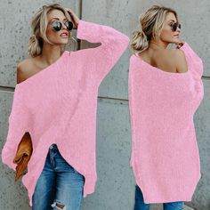 OVERSIZED LONG PULLOVER Trendy Long Sleeve Stretch Sweater Dress, Trendy Stretch Long Sleeve Sweater Dress, Trendy Oversized Knit Sweater Dress, Trendy Long Solid Color Sweater, Trendy Long Sweater In Solid Color, Oversized Solid Color Trendy Sweater, Long Knit Stretch Sweater, Trendy Crew Neck Sweater Dress For Winter, Oversized Long Soft Knit Sweater