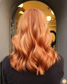 Orange To Blonde Hair, Copper Blonde Hair, Split Hair, Hair Help, Hair Inspiration Color