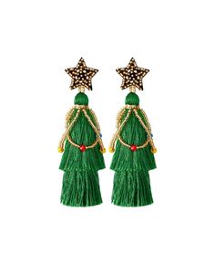 Get 10% off now! Buy uniuqe christmas beads star long tassel earrings at cheap price online. Free stable shipping and pro since 2009. Cheap Green Dangle Tassel Earrings, Cheap Green Holiday Earrings, Cheap Green Jewelry For Christmas, Cheap Festive Dangle Danglers, Cheap Festive Green Jewelry, Cheap Tassel Dangle Jewelry, Cheap Festive Earrings, Cheap Tassel Earrings For Festivals, Cheap Dangle Tassel Jewelry