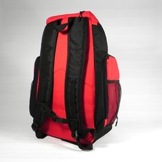 The Top Hopper Backpack is the best and largest sports backpack on the market today specifically designed for today's athlete.  Many athletes are large individuals and require a larger backpack.  Most competitor backpacks can fit inside this backpack.   Size:  21"x15"x9 Design Features: XL design to carry a full-size b Sporty Large Capacity Backpack For Back To School, Functional Sports Duffle Bag Backpack, Practical Gym Bag Backpack For Sports, Functional Rectangular Sports Backpack, Functional Sports Gym Backpack, Functional Sports Backpack, Sporty Large Capacity Backpack For Sports, Large Capacity Sporty Gym Bag, Large Capacity Gym Backpack For Sports