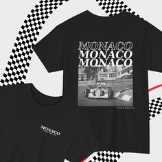 🏁This exclusive t-shirt features a Monaco F1 theme, making it a must-have for motorsport enthusiasts. Celebrate the glamour and excitement of one of Formula 1's most iconic races with this stylish design. With high-quality printing and a comfortable fit, you'll look great and feel connected to the thrilling world of Monaco's F1 circuit. Show your passion for Formula 1 and the legendary Monaco Grand Prix with this standout t-shirt. ◼ Monaco F1 T-Shirt Circuit de Monte Carlo Formula Racing Shirt F1 Gift Racing Tee Monaco Grand Prix Inspired Shirt Aesthetic Racing Clothing ◼ The unisex heavy cotton tee is the basic staple of any wardrobe. It is the foundation upon which casual fashion grows.The specialty spun fibers provide a smooth surface for premium printing vividity and sharpness. No sid Monaco F1, F1 Circuit, Monaco Grand Prix, Formula Racing, Shirt Aesthetic, Sport Automobile, Racing Shirts, Monte Carlo, Grand Prix