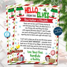 a christmas letter to someone from their elves