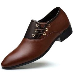 Product Description * Item :Mens Shoes * Condition: 100% Brand New * Color：.black.Yellow.Brown. * Package：1 pair shoes （Without accessories）   Please note: 1.If your feet are wide, please order size up. 2.The color maybe a little difference because of the light,screen reflection etc.   Shipping 1. Your Item(s) will be shipped within 5-15 business days once payment received. 2. Standard shipping to US/UK,you may can get it in 10-20 Business days.   Standard Shipping for Airmail via Post Office 11 Dark Brown Dress Shoes, Brown Oxford Shoes, Business Casual Shoes, Leather Formal Shoes, Brown Dress Shoes, Brown Leather Shoes, Oxford Dress Shoes, Business Shoes, Leather Oxford Shoes