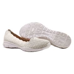 >Size: UK 8 >Condition: Excellent Sporty Flat Synthetic Walking Shoes, Casual Slip-on Sneakers With Closed Toe, Casual Slip-on Closed Toe Sneakers, Casual White Slip-on Walking Shoes, White Slip-on Walking Shoes With Flat Heel, Comfortable White Walking Shoes With Cushioned Footbed, Casual Beige Synthetic Walking Shoes, Casual White Closed Toe Walking Shoes, Comfortable Cushioned White Walking Shoes