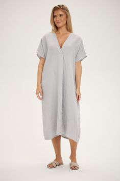 Our Day Caftan is a favorite, reimagined caftan style for easy everyday wear. One of Emily's favorite summer staples that we've brought into the line. Wear over your swimsuit, out to lunch, out to dinner. Great for travel. Available in various colors. Handkerchief weight linen Straight bodice, no pockets V neck line with folded tab Made in USA Wash cold on gentle, hang to dry or tumble dry on low. *All SALE items are considered Final Sale items and cannot be returned Out To Lunch, Caftan Dress, Fragrance Gift, Beach Ready, Linen Shop, Shopping Day, Summer Staples, Summer Essentials, Summer Sale