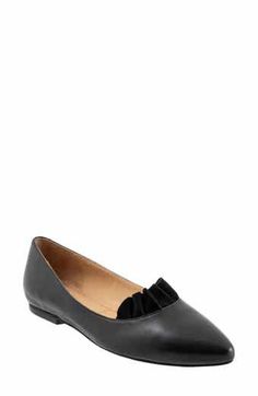 SARTO by Franco Sarto Tracy Half d'Orsay Flat (Women) | Nordstrom Flat Court Shoes For Workwear, Flat Court Shoes For Business, Fitted Flats For Work, Fitted Flats For Workwear, Modern Ballet Flats For Office, Office Flats With Low Heel, Fitted Low Heel Flats For Office, Formal Fitted Synthetic Flats, Low Heel Synthetic Office Flats