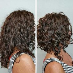 16.Bob Haircut for Curly Hair Curly Hair Pictures, Medium Curly Hair Styles, Natural Curls Hairstyles, Hair Styles 2017, Curly Bob Hairstyles