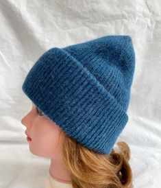 Knit Super Soft Hat Size : one size Material : Rabbit , Cotton Color : Teal / Blue Care Instructions: Hand Wash It's a perfect winter gift for friends and families. Blue Beanie For Fall, Casual Thick Beanie Hat, Trendy Warm Blue Hats, Blue Winter Beanie Cap, Blue Soft Knit Hat For Fall, Blue Warm Beanie One Size, Casual Winter Beret Cap, Warm Blue Beanie One Size, Casual Blue Beret For Fall