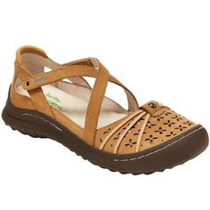 Jambu Women's Pine Mary Jane Casual Sandal is a classic twist on your trek with the pine. Accents like a floral engraving studded on the front and a double criss-cross strap give this outdoor style a hint of classic femininity. Plus, the straps open on both sides of the shoe for super easy on and off. The outsole and removable insole of this high-traction shoe are constructed with eco-friendly materials, including recycled rubber and a Relax Foam insole. Complete with all-terra traction outsoles Womens Wide Shoes, Floral Engraving, Environmental Consciousness, Wide Shoes, Mary Jane Flats, Recycled Rubber, Refashion Clothes, Casual Flats, Outdoor Style