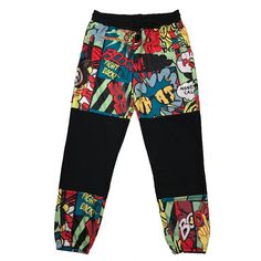 Men’s “Paid Comic” Track Pants. Sizes Small, Medium, Large, Xl. New With Tags. Great Quality. Hip Hop Cotton Bottoms With Graffiti Print, Casual Graffiti Print Bottoms For Streetwear, Streetwear Cotton Bottoms With Graffiti Print, Casual Graffiti Print Pants For Streetwear, Casual Graffiti Print Streetwear Pants, Casual Streetwear Bottoms With Character Print, Urban Cotton Bottoms With Graffiti Print, Multicolor Graphic Print Cotton Bottoms, Multicolor Casual Streetwear Bottoms