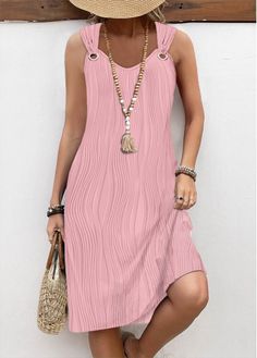 Color:Pink;Size:S;Size:M;Size:L;Size:XL;Size:XXL;Package Contents:1 X Dress;Occasion:Other;Style:Casual; Pink Spaghetti Strap Sleeveless Dress For Summer, Pink Sleeveless Dress With Spaghetti Straps For Summer, Pink Sleeveless Casual Dress For Vacation, Casual Pink Sleeveless Dress For Vacation, Pink Sleeveless Dress With Spaghetti Straps For Spring, Elegant Pink Sleeveless Beach Dress, Pink Sleeveless Dress For Beach In Spring, Elegant Pink Sleeveless Dress For Vacation, Casual Pink Sleeveless Summer Dress