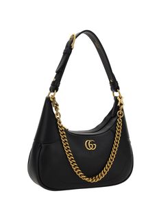 100% Goat Chic Gucci Bag With Removable Pouch, Gucci Shoulder Bag With Gold-tone Hardware For Shopping, Gucci Evening Bag With Removable Pouch, Chic Gucci Hobo Bag, Gucci Bags With Detachable Strap, Chic Gucci Hobo Bag With Gold-tone Hardware, Designer Gucci Hobo Bag, Chic Gucci Bag With Detachable Handle, Chic Gucci Bag With Detachable Strap