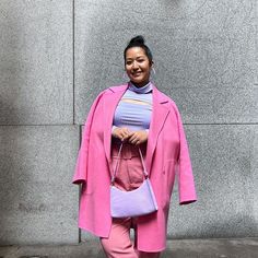 Pink and lavender :two_hearts::purple_heart::two_hearts::purple_heart: #ilovepink #ihavethisthingwithpink #pinkpants #shadesofpink #nycfashion #pinklady #midsizestyle #midsizegals #midsizefashion #midsize #midsizebloggers #midsizestyleinspo #midsizefashionblogger #midsizeblogger #outfitofthedays #outfitofthedaybabe #curvyfashionista #curvyfashion #curvyfashionstyle #curvyfashionblogger #curvyfashionistas #girlyf Outfit Idea Winter, Winter Fashion Cold, Petite Style Outfits, Pink And Lavender, Mid Size Fashion, Curvy Fashionista, Winter Outfits Cold, Fashion Trends Winter