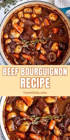 beef bourguignon recipe with carrots and potatoes