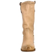 Vintage effect women's medium boots



 Smooth beige leather

 Leg height 28 cm

 Circumference 39cm

 Heel height 3cm

 Unlined



 Leather sole



 Padded insole



 Made in Italy



 Composition:
 Upper: 100% Leather
 Bottom: 100% Leather
 Insole: 100% Leather Vintage Calf Leather Boots With Leather Sole, Western Cream Ankle Boots, Western Style Cream Ankle Boots, Beige Leather Heeled Boots With Snip Toe, Vegetable-tanned Calf Leather Boots With Round Toe, Beige Mid-calf Heeled Boots For Fall, Beige Wide Calf Knee-high Heeled Boots, Classic Beige Ankle Boots, Beige Leather Sole Boots For Fall