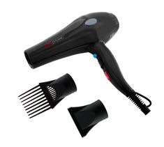 PRICES MAY VARY. QUICK DRYING BLOW DRYER: Create brilliant shine with CHI Dynamic Hair Dryer boasting an AC motor that generates 1875 watts of powerful airflow and heat, making drying time quick & quiet. The cool-shot button helps to lock-in styles with added shine. FEATURES: The ergonomic handle design provides comfort and balance during styling. The comb attachment smooths highly-textured hair, and an air concentrating nozzle helps direct airflow for faster styling. CHI HAIR DRYERS: CHI hair d Chi Blow Dryer, Hair Dryer Comb Attachment, Hair Attachments, Dynamic Hair, Chi Hair, Blow Dryer With Comb, Chi Hair Products, Blow Dryers, Hair Dryer Comb