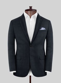 Lock in a timeless vibe with the unbeatable style of our Loro Piana Andrea Wool Suit. Crafted from top-notch wool that feels incredibly luxurious, this suit guarantees a smooth finish. The classic plaid weave, boasting a vibrant shade of blue, injects a daring and impactful edge into any contemporary ensemble that is bound to stay chic through the ages. Whether you're owning the boardroom or stepping into a formal affair, this piece is your go-to for making a bold statement while keeping that po Brown Tweed Suit, Herringbone Tweed Jacket, Tweed Pants, Purple Suits, Denim Suit, Shade Of Blue, Beautiful Suit, Tweed Suits, Tuxedo Suit