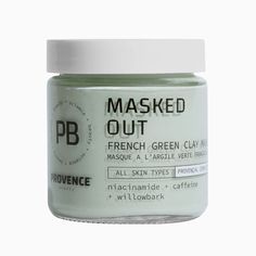 New In Box Provence Beauty Clay Mask A Clay Mask That Deep Cleans Congested Pores + Gently Exfoliates Skin Leaving It Feeling Smooth, Soft, And Refreshed. Masked Out French Green Clay Mask Is Formulated With A Unique Blend Of French Green Clay, Caffeine + Niacinamide, And Willowbark Bha To Absorb Excess Oils, Refine Skin Tone, And Thoroughly Clean Pores. Pore Face Mask, Face Mask Clay, Provence Beauty, Cleaning Pores, Congested Pores, Green Clay Mask, Mask For Face, Face Mask Skin Care, Face Mask For Pores