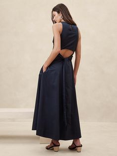 Fitted Cotton Dress With Gathered Waist, Cotton Fitted Dress With Gathered Waist, Spring Workwear Midi Dress With Tie Back, Chic Cotton Dresses With Fitted Waist, Chic Cotton Dress With Fitted Waist, Chic Dresses With Tie Back And Cut-out Waist, Chic Cotton Dresses With Pleated Waist, Chic Cotton Dress With Pleated Waist, Chic Cotton Midi Dress With Pleated Waist