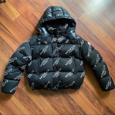 $2115 Msrp Ships Same Day. Authentic. Brand New Tags Attached. Will Include Receipt Upon Request. Puffer Coat Allover Logo Styling Snap Closure Front Zip Pockets Removable Patent Hood Stand Collar Drawstring Waist Adjust Logo Patch 100% Goose Down Fill Size 2 = Women’s M Can Fit S-L Depending On How You Like The Jacket To Be Fitted Please Look At Pictures For Measurements, Condition Of Item And Ask Any Questions You May Have Prior To Purchase. All My Items Come From A Smoke & Pet Free Home Lv Boots, Black Puffer Coat, Moncler Women, Black Wool Coat, Moncler Jacket, Down Puffer Coat, Black Down, Black Puffer, Hooded Coat