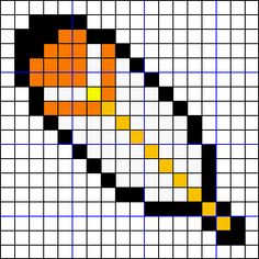 a cross stitch pattern with an orange and black cat's head in the center