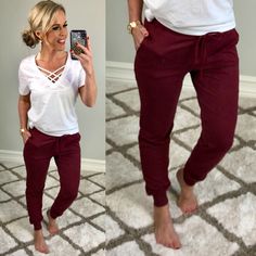 Comfy Work Outfit, Jogger Outfit, Trendy Work Outfit, Outfit Chic, Summer Work Outfits, Trendy Fall Outfits, Mode Casual, Outfit Jeans, Fall Outfits For Work