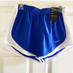 New With Tag No Trades Fitted Blue Athletic Shorts For Spring, Blue Fitted Athletic Shorts For Spring, Nike Blue Athletic Shorts For Spring, Nike Blue Bottoms For Summer, Nike Blue Shorts For Summer, Shorts Nike, Nike Blue, Shorts Athletic, Nike Shorts