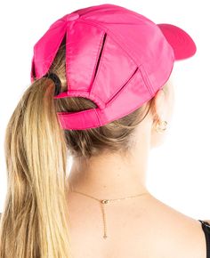 PRICES MAY VARY. GREAT QUALITY: Crafted from 100% polyester, these innovative ponytail caps are lightweight, breathable, and designed to wick moisture, ensuring your head stays dry and cool. Featuring five adjustable slits, this baseball cap allows versatile hair styling options—from high ponytails to space buns and pigtails to messy buns. The durable polyester fabric of these sun hats for women maintains its shape and color through frequent wear and washes, making it easy to care for. GREAT FIT Breathable Baseball Cap For Spring Beach, Spring Beach Baseball Cap Breathable, Spring Beach Breathable Baseball Cap, Spring Breathable Trucker Hat, One Size, Spring Breathable Trucker Hat One Size, Breathable Sports Trucker Hat For Spring, Lightweight Pink Travel Hat, Pink Lightweight Travel Hat, Nylon Hats With Uv Protection For Travel