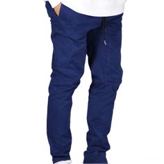 Style: Hd307. Condition Is New With Tag. 14 1/2" Across At Waist. Rise 11-12". Inseam 30 1/2". 98% Cotton/2% Spandex. Machine Wash Cold. Stretch Cotton Dark Wash Pants, Denim Blue Trousers For Streetwear, Casual Navy Straight Leg Cargo Pants, Casual Navy Straight Leg Bottoms, Mid-rise Blue Pants For Streetwear, Casual Navy Straight Leg Pants, Blue Mid-rise Pants For Streetwear, Urban Blue Tapered Leg Pants, Urban Stretch Denim Bottoms