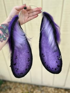 Purple Bunny Ears Headband, Mooshroom Cosplay, Bunny Ears Drawing, Goth Crafts, Floppy Bunny Ears, Bunny Ears And Tail, Cosplay Masks, Floppy Bunny, Lop Bunny