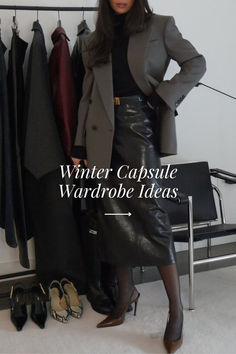 Uncover the 11 essential winter capsule wardrobe pieces for endless outfit possibilities. Elevate your style with versatile and timeless fashion staples. Capsule Wardrobe Pieces, Winter Capsule, Winter Capsule Wardrobe, Capsule Wardrobe, Timeless Fashion, Wardrobe