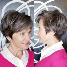 15 Cute Pixie Haircuts for Fine Thin Hair Over 50 Pixie Haircut For Grey Hair Over 50, Short Layered Gray Hair Over 50, Womens Short Hair Styles 2022, Back Of Pixie Haircut Neckline, Youthful Haircuts, Fine Hair Cuts, Pixie Haircut Fine Hair, Cute Pixie Haircuts, Long Haircut