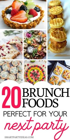 the top 20 brunch foods perfect for your next party