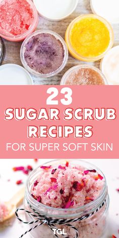 How to make your own sugar scrubs for super soft skin | How to make lip scrubs | DIY sugar srcubs Scrubs Recipes, Diy Sugar Scrubs, Scrubs Diy, Salt Scrubs, Lip Scrub Homemade, Lip Scrub Diy