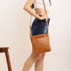 Discover our Leather Crossbody Sling Bag for Women, a Personalised Soft Leather Shoulder Handbag perfect for everyday use. This versatile Leather Bag for iPad is ideal as a Casual Crossbody Bag. Features: 👜 Genuine Leather: Crafted from high-quality genuine leather, providing both durability and a luxurious feel. 🎨 Fabric Lined Interior: Soft lining that protects your belongings. 📂 Front Slip Pocket: Convenient access to your essentials. 🔒 Back Zipped Pocket: Secure storage for valuables. 📦 Faux Leather Bags With Adjustable Strap For Daily Use, Daily Use Faux Leather Bags With Adjustable Strap, Travel Bag With Adjustable Strap In Faux Leather, Faux Leather Crossbody Shoulder Bag For Travel, Everyday Faux Leather Crossbody Shoulder Bag, Faux Leather Bag With Adjustable Strap For Everyday Use, Faux Leather Pouch Shoulder Bag With Adjustable Strap, Faux Leather Crossbody Shoulder Bag For Daily Use, Daily Use Faux Leather Crossbody Shoulder Bag