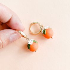 Naranjitos – Karolitarte Sweet Handmade Summer Jewelry, Handmade Sweet Summer Jewelry, Cute Handmade Orange Jewelry, Cute Orange Handmade Jewelry, Handmade Orange Fun Jewelry, Handmade Fun Orange Jewelry, Fun Handmade Orange Jewelry, Hi Babe, Jump Rings