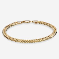 Plain Gold Curb Link Bracelet 14K Yellow Gold Yellow Gold Cuban Link Chain Bracelet, Fine Jewelry Yellow Gold Cuban Link Chain Bracelet, Classic Round Cuban Link Bracelet, Tarnish Resistant, Elegant Sterling Silver Cuban Link Bracelet With Polished Finish, Fine Yellow Gold Cuban Link Chain Bracelet, Classic Round Cuban Link Bracelet Tarnish Resistant, Classic Round Cuban Link Tarnish Resistant Bracelet, Formal Gold-tone 14k Gold Chain Bracelet, Formal 14k Yellow Gold Tennis Bracelet